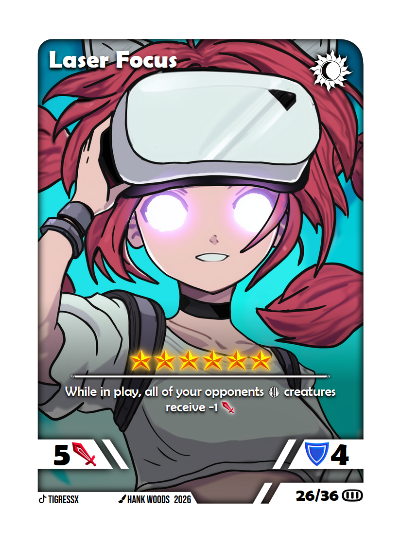 Laser Focus card preview