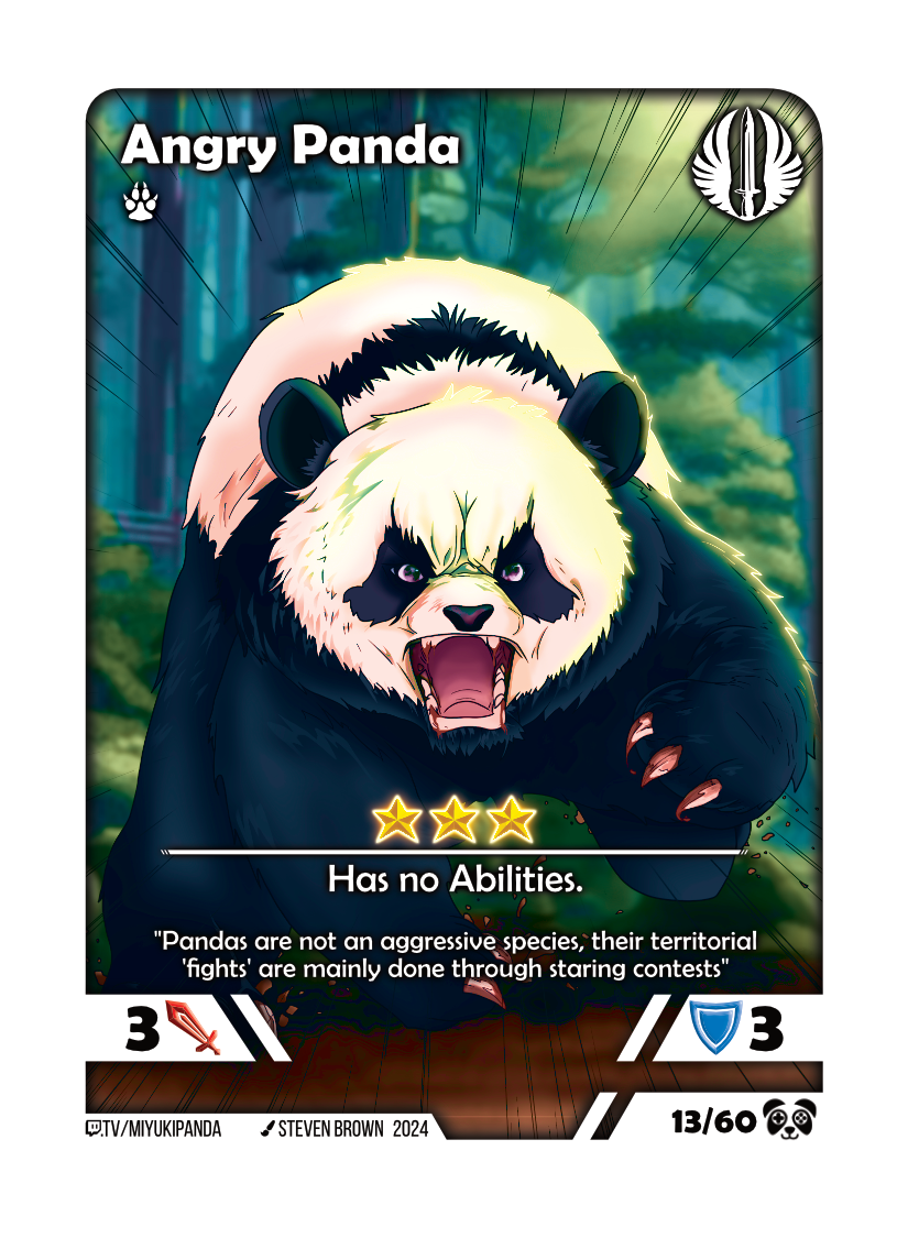Angry Panda card preview