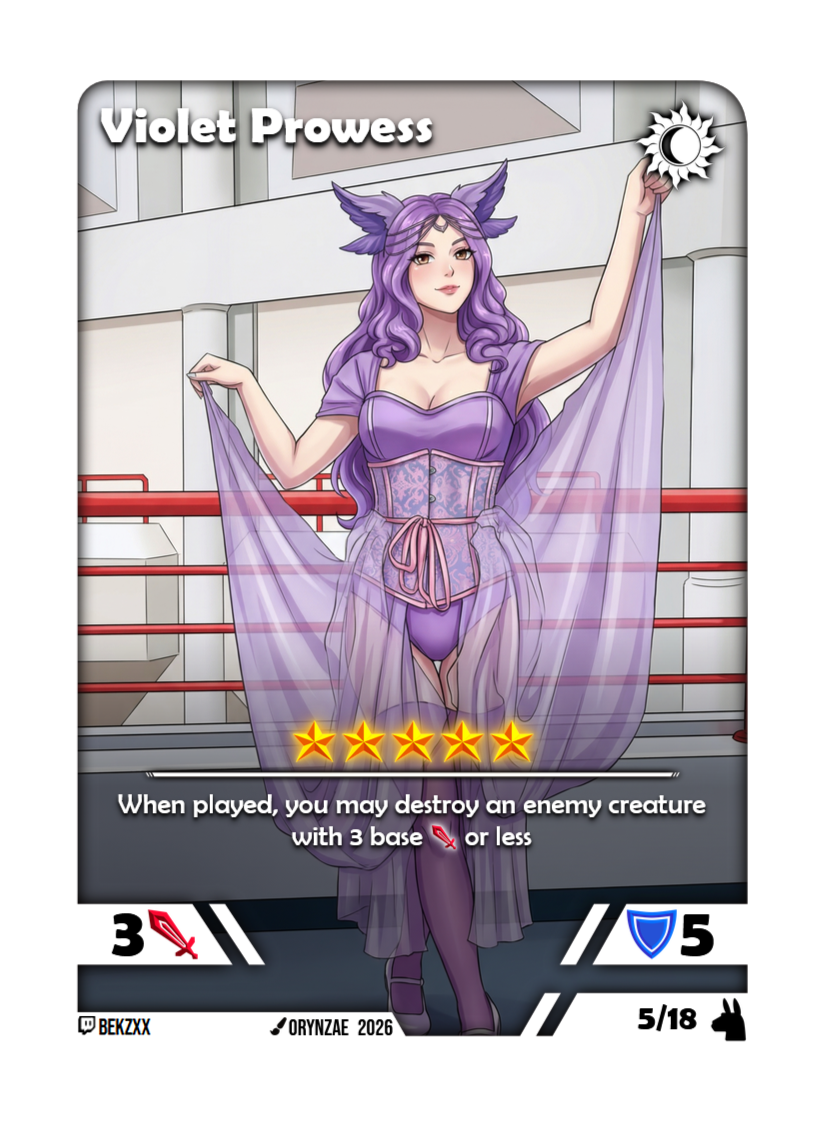 Violet Prowess card preview
