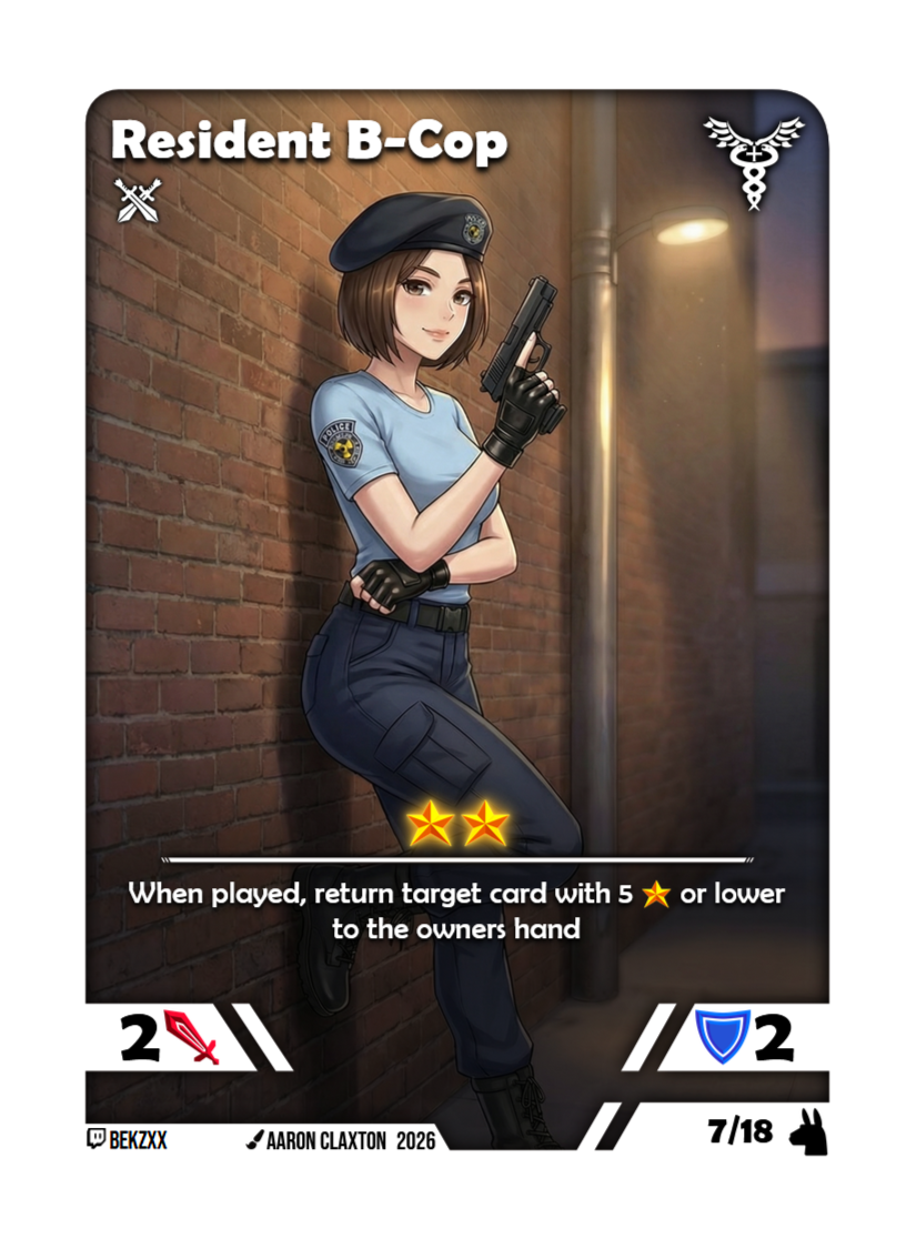 Resident B-Cop card preview