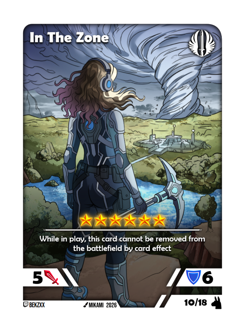 In The Zone card preview