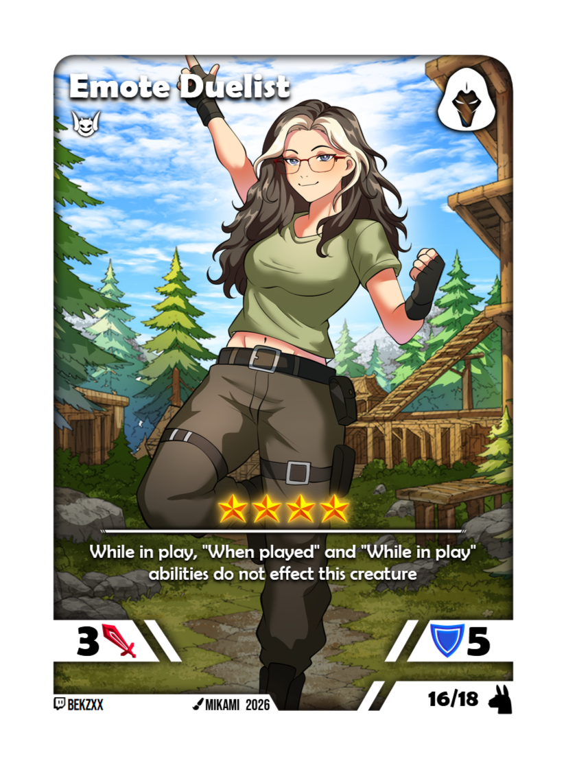 Emote Duelist card preview