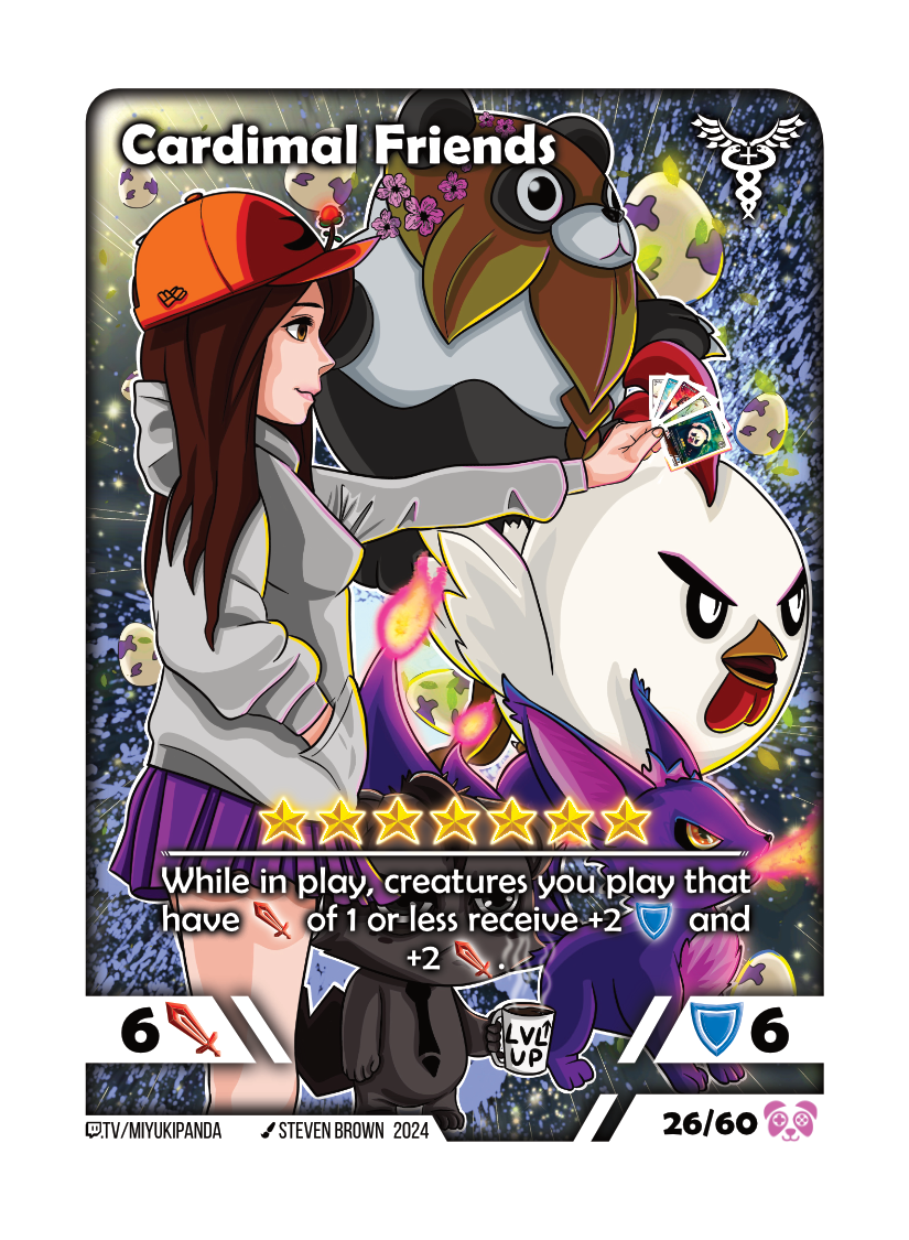 Cardimal Friends card preview