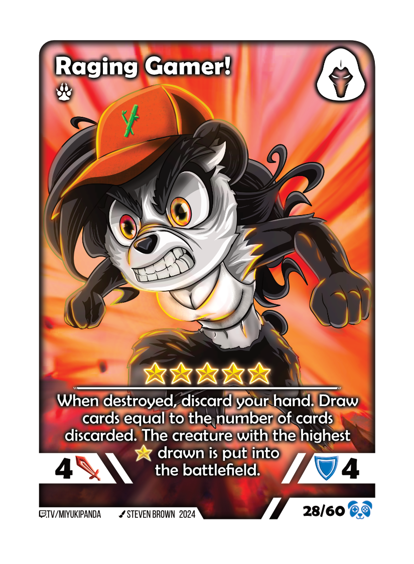 Raging Gamer card preview