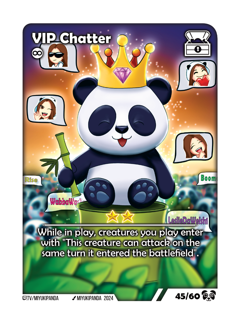 VIP Chatter card preview