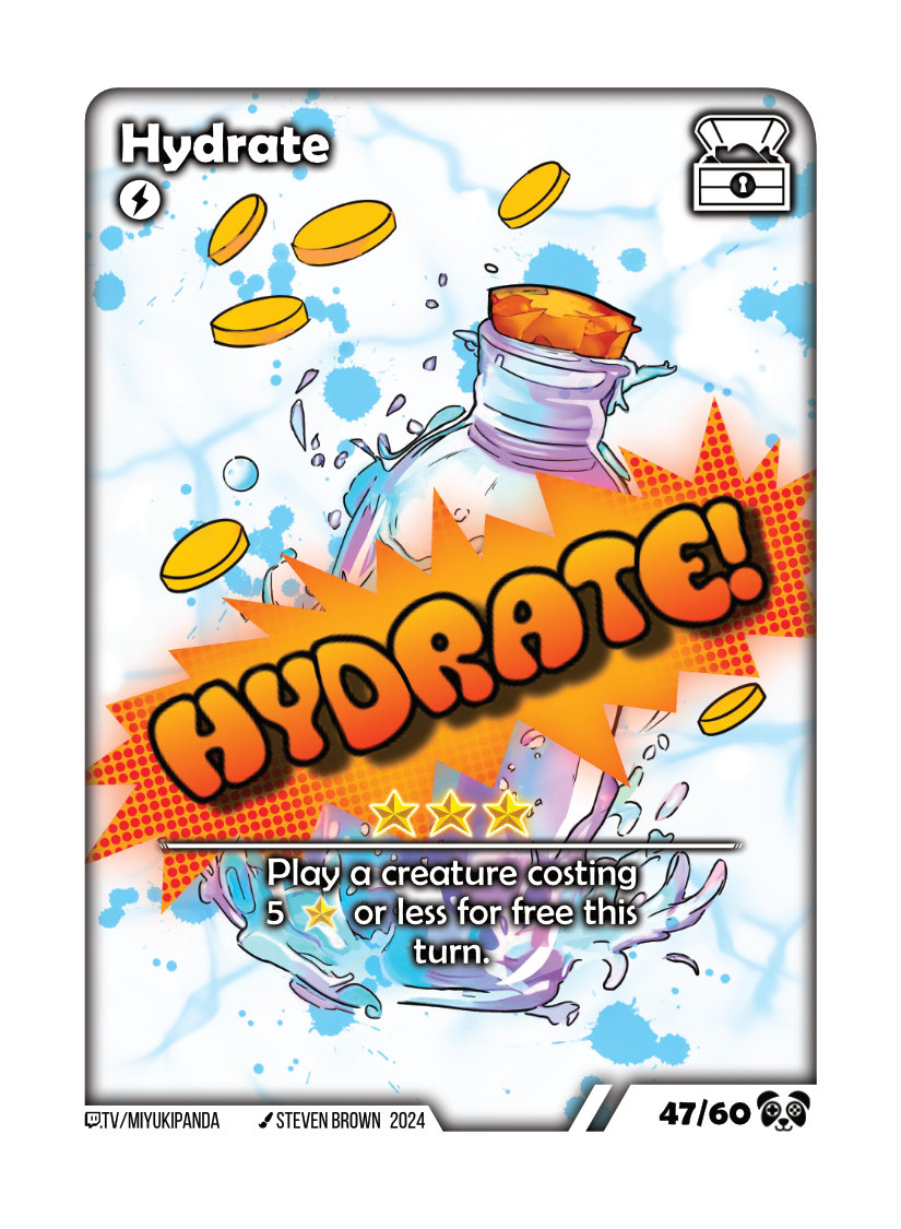 Hydrate card preview