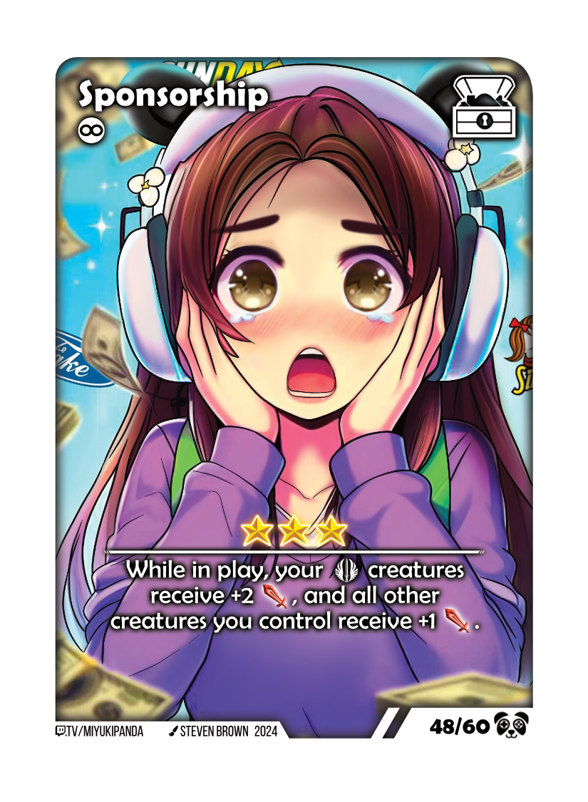 Sponsorship card preview