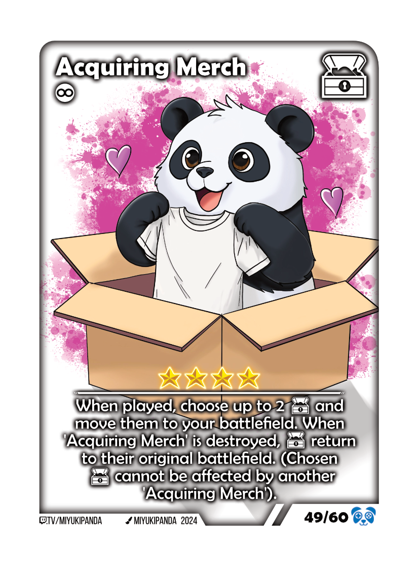 Acquiring Merch card preview
