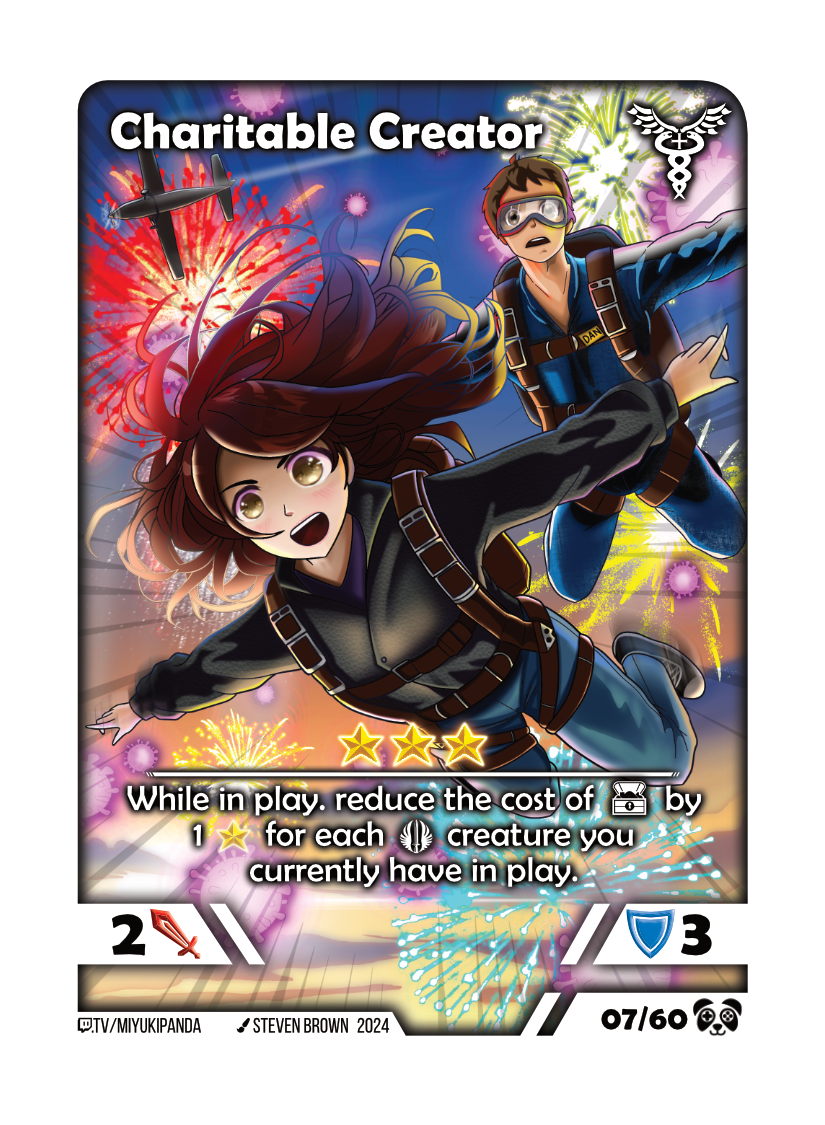 Charitable Creator card preview