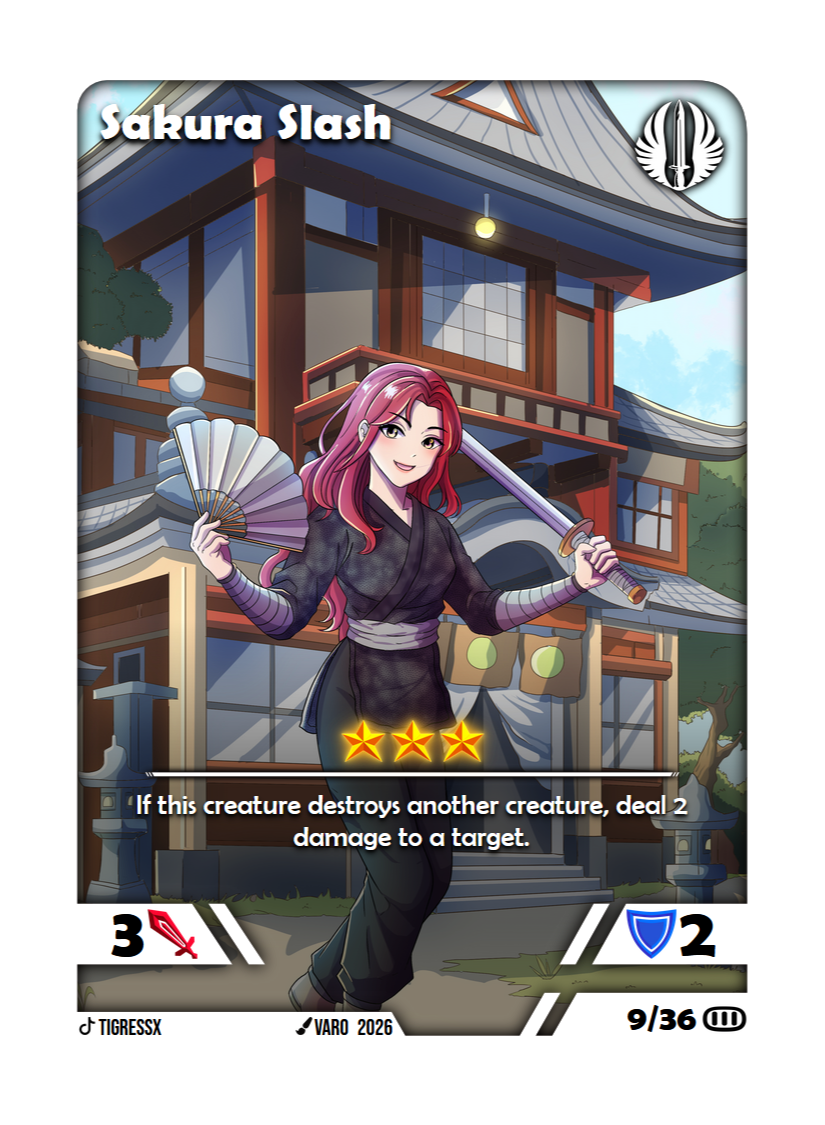 Sakura Slash card preview