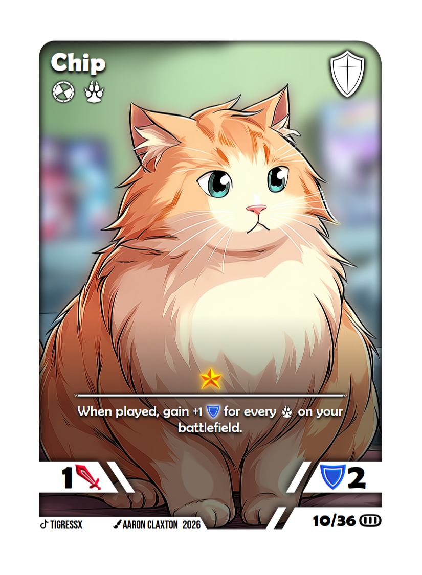 Chip card preview