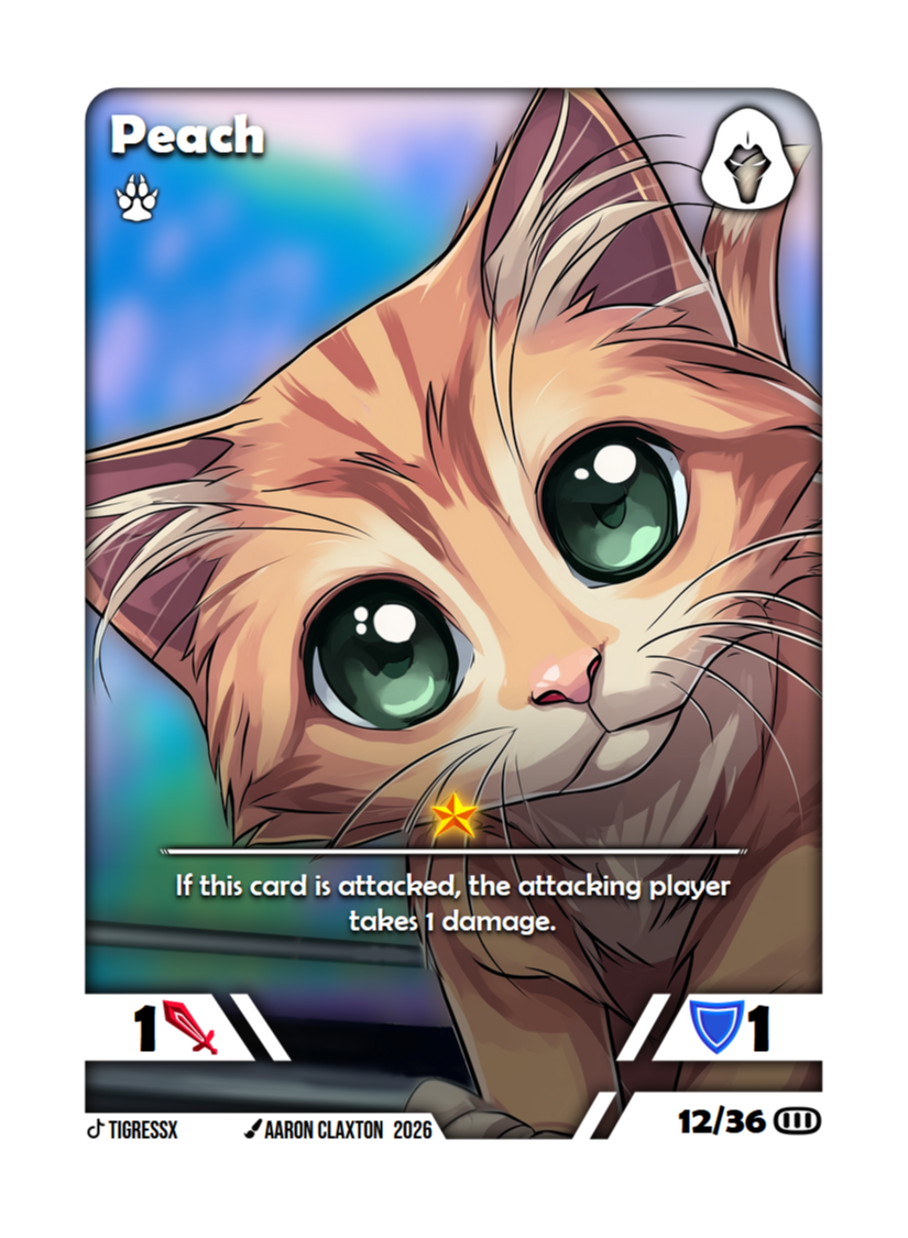 Peach card preview
