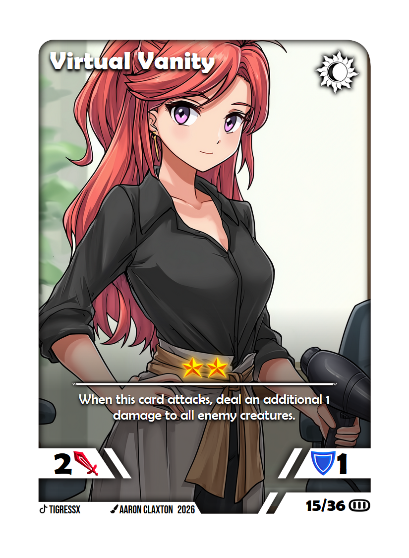 Virtual Vanity card preview