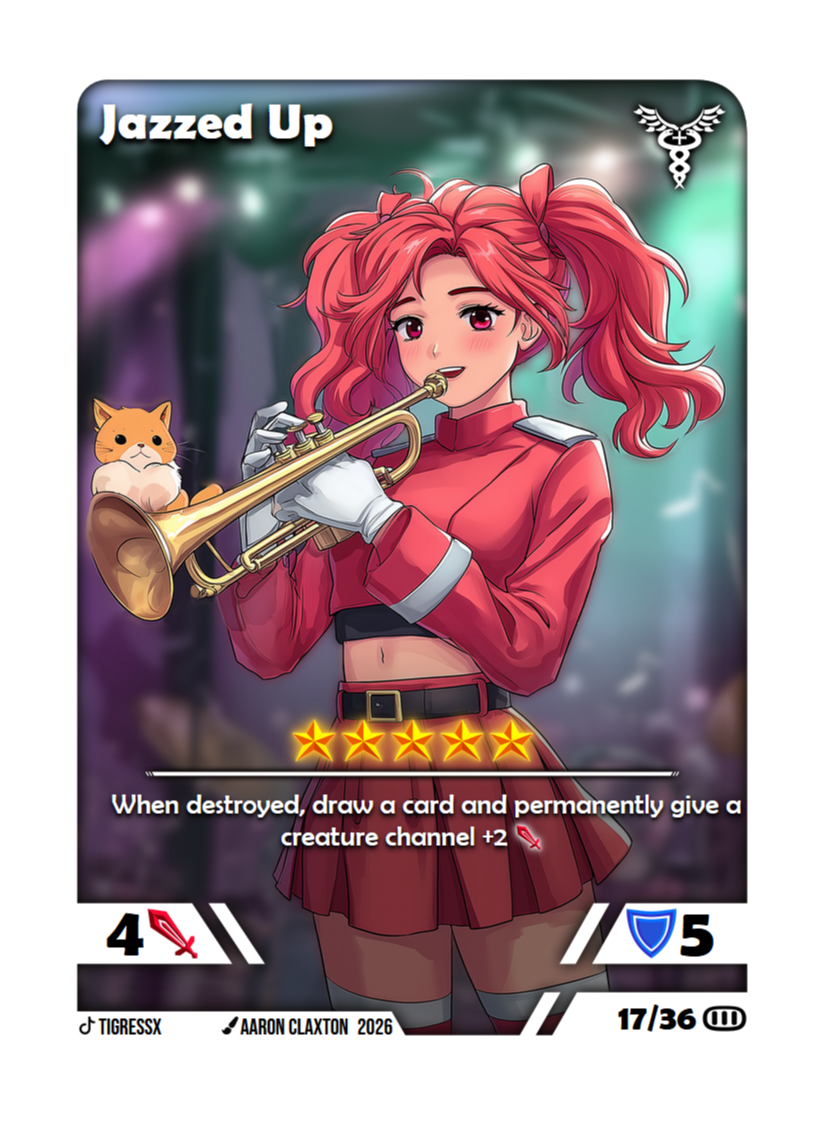 Jazzed Up card preview